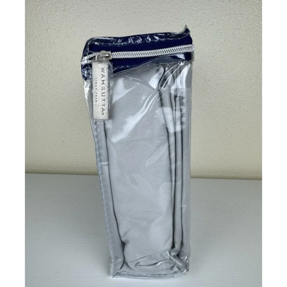NEW WAMSUTTA 500 Thread Pima Cotton FULL Size Sheet Set In Silver Discounted